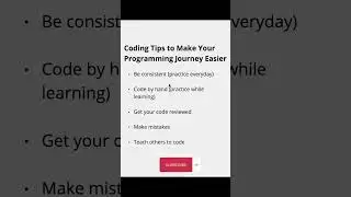 Coding tips for beginners
