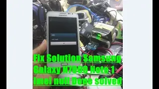 Fix Solution Samsung Galaxy N7000 Note 1 imei null Done solved