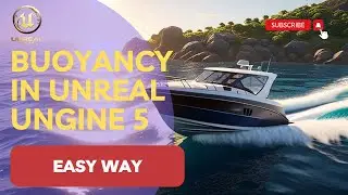 UE5 Buoyancy  with Single layer water, tutorial for beginners.