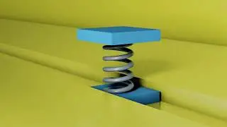 Self Moving Spring | Cinema 4D | Graphics