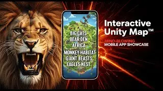 🗺️ Family Zoo Adventure: Interactive Unity Map™ [Mobile App Showcase]