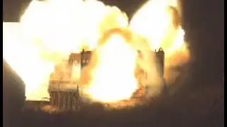 Leopard 2 Firing - 120mm smoothbore M831 SABOT round at 750m