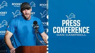 Head Coach Dan Campbell speaks to the media on June 7