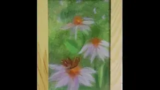 Шерстяная живопись. Цветочная миниатюра