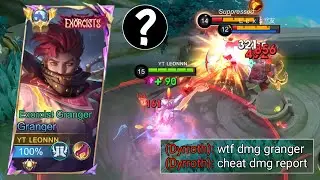 GRANGER NEW CHEAT BUILD & EMBLEM TO EASILY CARRY THE TEAM!! (granger best build 2024) 🔥