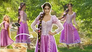 I Made Rapunzel's Dress From Tangled!