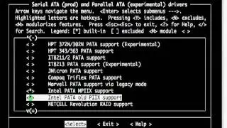 8. kernel menuconfig