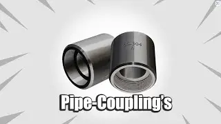Pipe connection by Coupling's method explained.  SW // THD