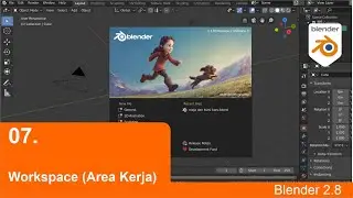 Workspace / Ruang Kerja - Dasar-dasar Blender 2.8