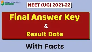 Neet 2021 Final Answer Key & Result Date
