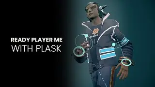 Create a character and add video capture animation - Ready Player Me and Plask