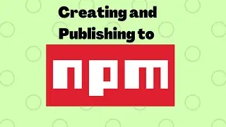 How to make a little npm package and publish it