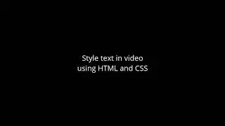 HTML and Custom Fonts Tutorial - Step 2