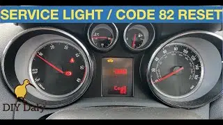 How to Reset Vauxhall Mokka Service light / Code 82 warning