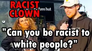 Racist girl was furious because of his question