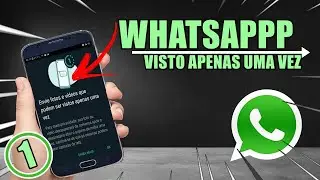 WHATSAPP LIBERA FUNÇÃO QUE DEIXA VER FOTO OU VIDEO APENAS UMA VEZ !