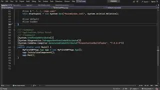 How does a WPF Application Start ?