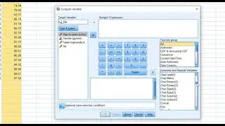 Log Transformation Menggunakan SPSS