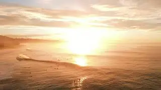 My first sunset drone video of 2022 in Hawaii. North Shore, Oahu.