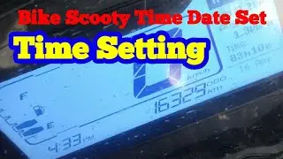 Hero Meastro scooty time set, bike time set, bike time and Date setting, all company bike scooty tim