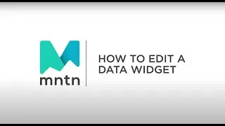 How to Edit a Data Widget