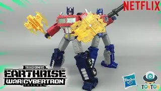Transformer Netflix WFC Earthrise Optimus Prime 3 Packs Review / アースライズデラックス オプティマスプライム3パック