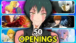 ANIME OPENING QUIZ🔥 - 50 Openings [VERY EASY - VERY HARD]
