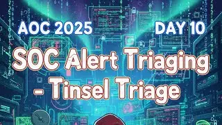 AOC 2025 Day 10: SOC Alert Triaging - Tinsel Triage | Shield Security