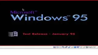 Windows 95 4.00.314 на Virtualbox