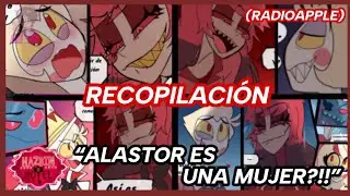 “ALASTOR IS A WOMAN” Compilation of the entire Spanish dub comic (RADIOAPPLE) // Hazbin Hotel //