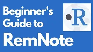 BEGINNER'S GUIDE TO REMNOTE | Step-by-Step Tutorial on RemNote