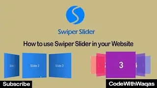 how to use swiper slider in your website