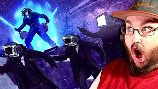 SKIBIDI TOILET VS POWERED UP PLUNGER CAMERAMAN! Retreat - The Skibidi Saga 12 (Part 2) REACTION!!!