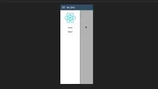 Demo: Responsive burger menu SPA (React)