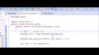 22  if, else if and switch case in Java