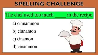 Spelling Quiz: Can You Win This Quiz? | 90% CANNOT! | ULTIMATE SPELLING CHALLENGE(Part 8)