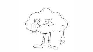 Mr. Cloud Guy. Trolls World Tour. Мистер Облачко. Simple Drawing (Как нарисовать просто?)