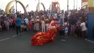 Festival cisadane tangerang sangat meriah di saksikan banyak orang