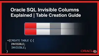 Table Creation with Invisible Mode In Oracle Sql