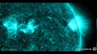 M3.5 Solar Flare AR1263 AIA 131 18:10:00 UTC