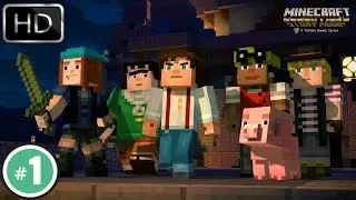 Minecraft Story Mode прохождение (обзор) "глава первая"