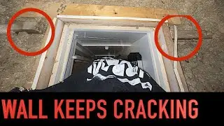 Roof Framing Mistake to Rafter Ties Caused Cracking in Wood Wall