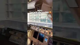 The 747 cockpit 😍 