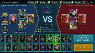 RAID SHADOW LEGENDS NIGHTMARE CAMPAIGN 12-3 TRUNDA
