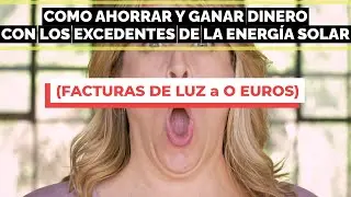 💸Como GANAR DINERO con los excedentes de las PLACAS SOLARES🌞