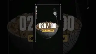 Modeling a Bowl of Cereal in Blender [028/100] 