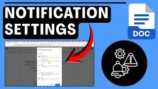 How To Notification Setting In Google Docs