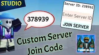 How to make Custom Server Join Code || ROBLOX STUDIO