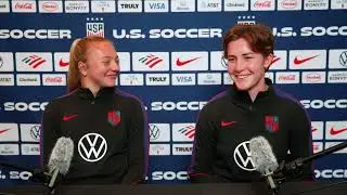 Tierna Davidson & Avery Patterson on USWNT Culture, Facing Japan & Injury Recovery | Presser