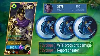 BRODY INSANE CRITICAL DAMAGE BUILD IS BACK!!😱 (CRIT DAMAGE HACK) | BRODY BEST BUILD | MOBILE LEGENDS